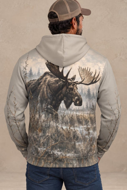 Performance Fleece-Lined Hoodie - Moose Misty Marsh Titan image 2