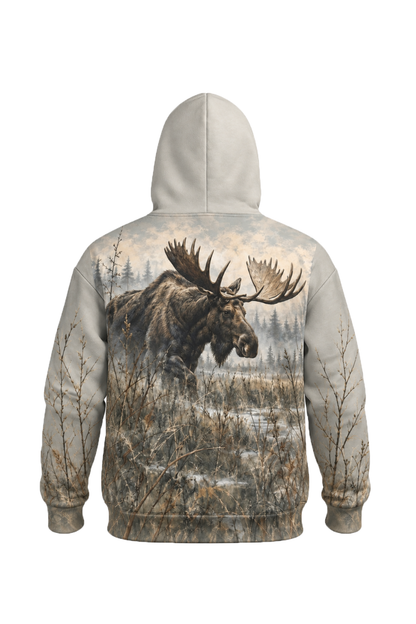 Performance Fleece-Lined Hoodie - Moose Misty Marsh Titan image 5