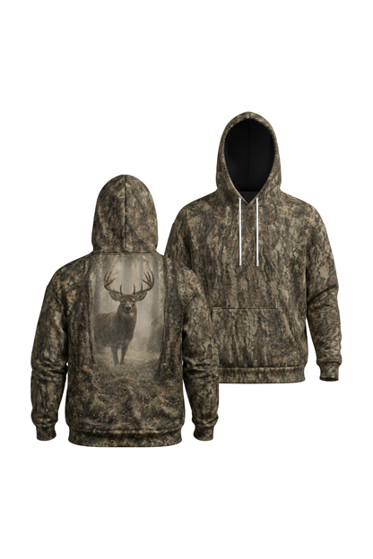 Performance Fleece-Lined Hoodie _– Timber Whitetail_ image 1