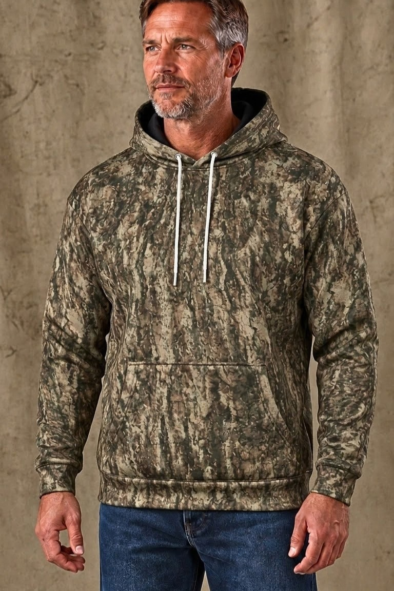 Performance Fleece-Lined Hoodie _– Timber Whitetail_ image 3