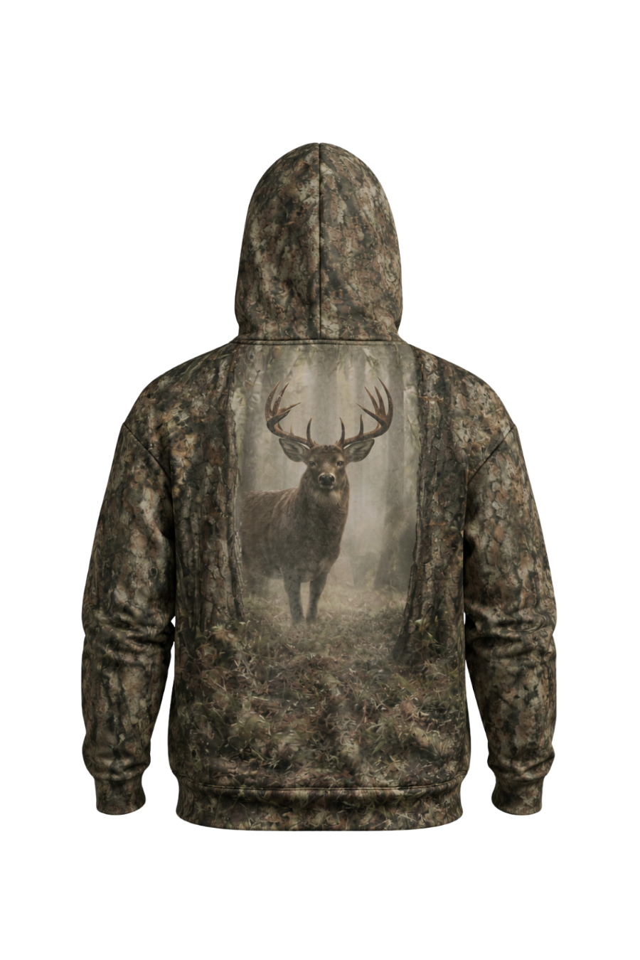 Performance Fleece-Lined Hoodie _– Timber Whitetail_ image 5