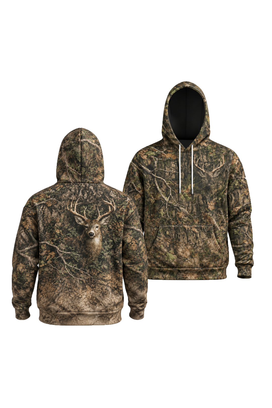 Performance Fleece-Lined Hoodie _–_ Deer in Cover image 1