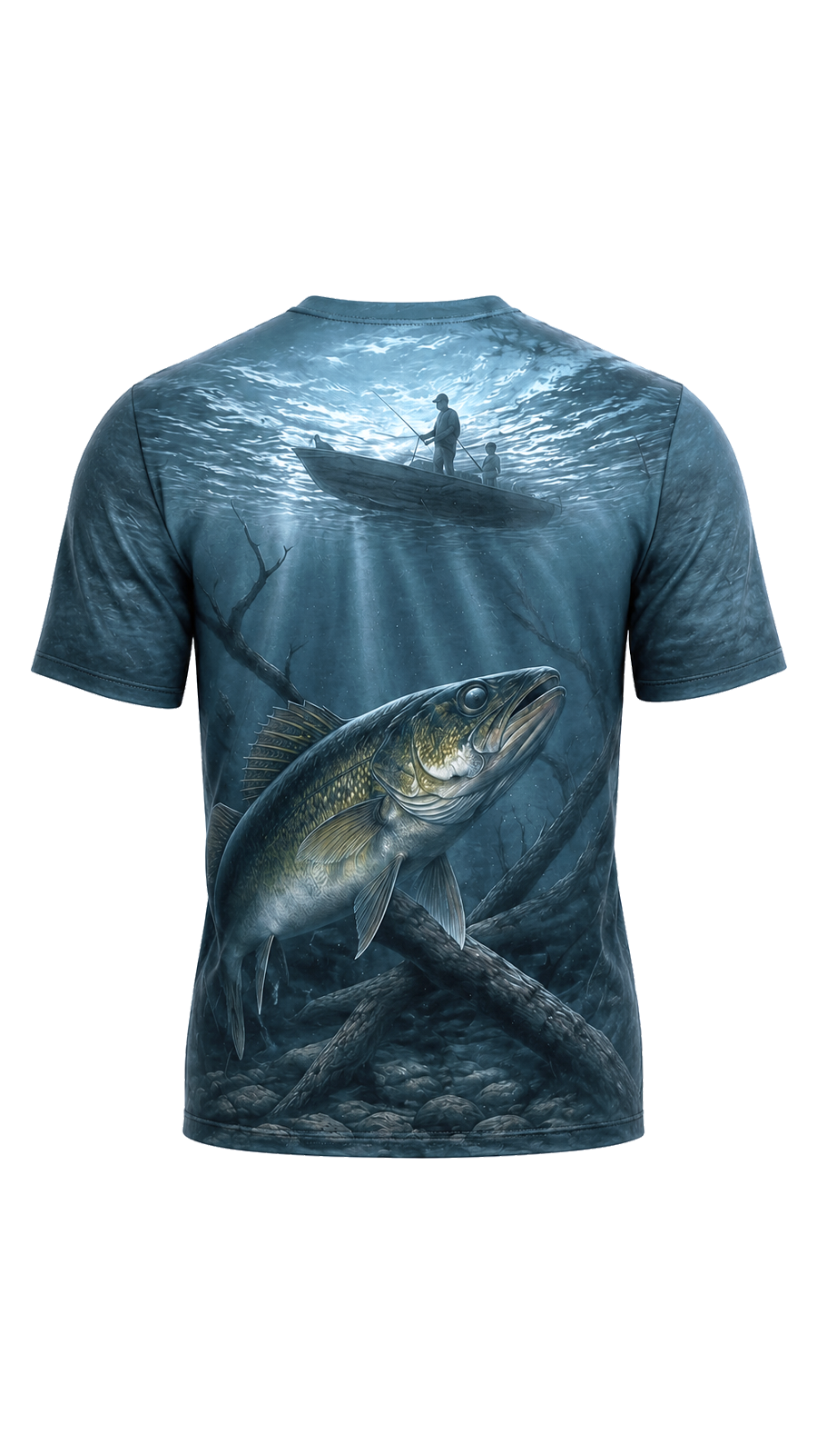 Pro Fishing Short Sleeve - Father & Son Walleye - AOS104 image 5