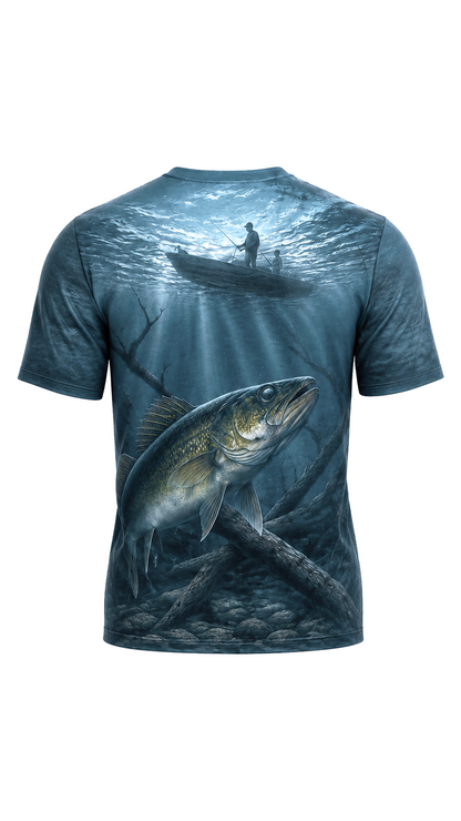 Pro Fishing Short Sleeve - Father & Son Walleye - AOS104 image 5
