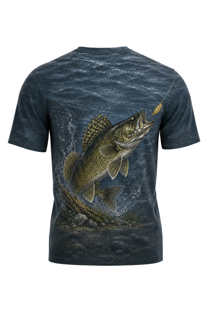 Pro Fishing Short Sleeve - Walleye Strike - AOS67 image 4