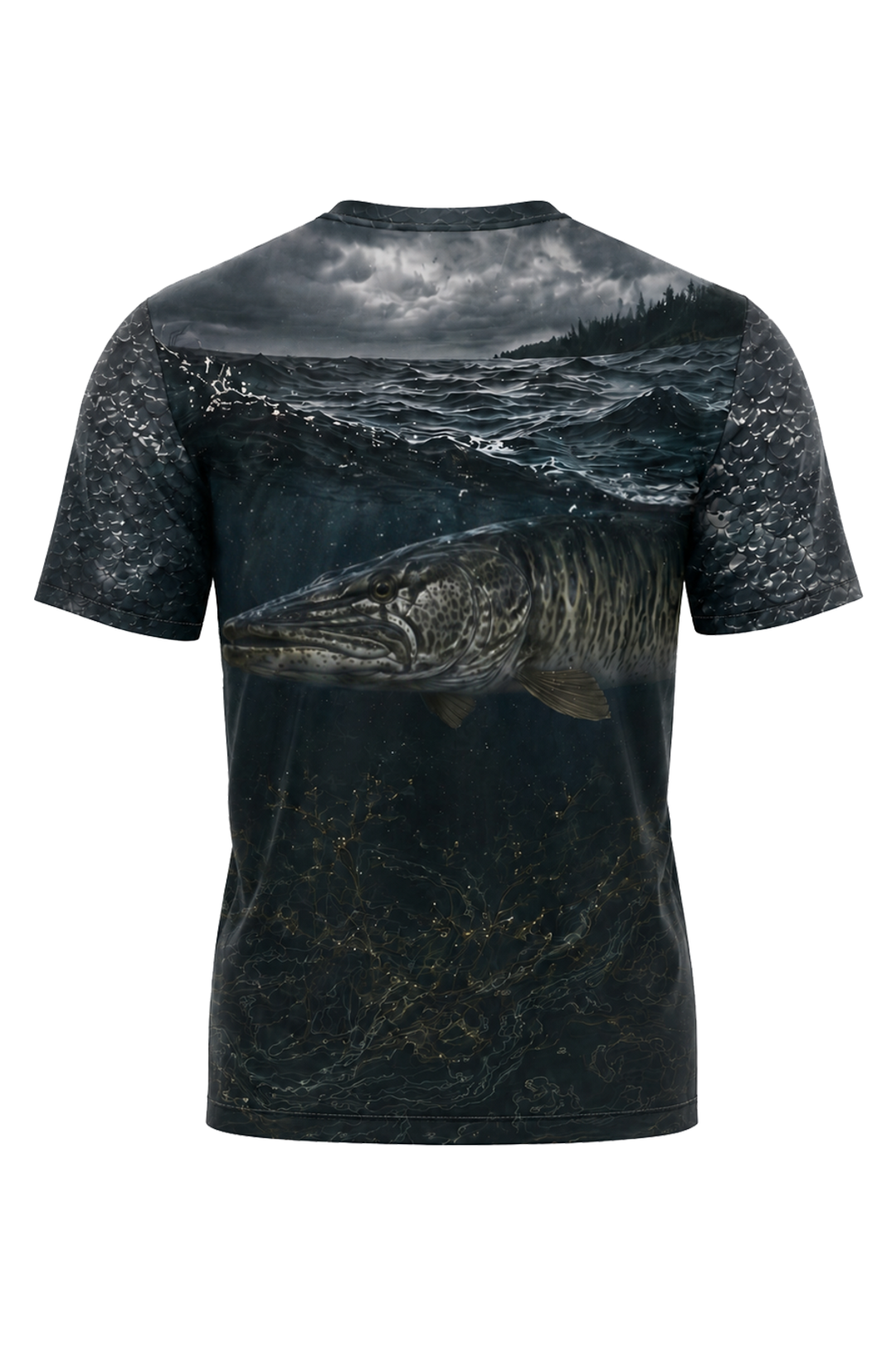 Pro Fishing Short Sleeve - Storm Wave Musky - AOS62 image 4