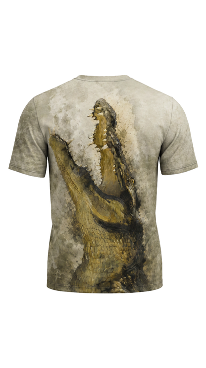 Pro Fishing Short Sleeve - Dark Swamp Gator - AOS84 image 5