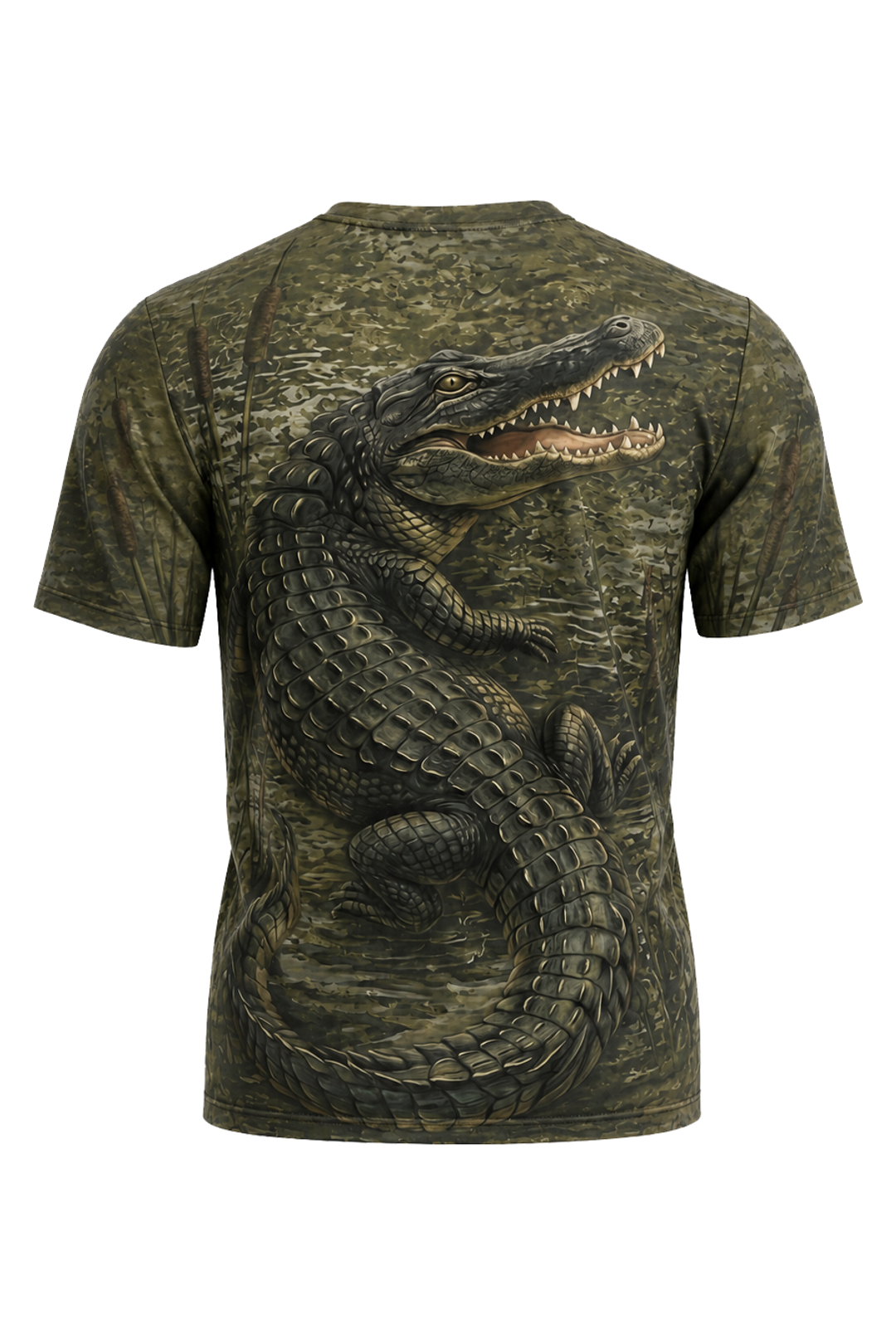 Pro Fishing Short Sleeve - Bayou Ambush Gator - AOS64 image 4