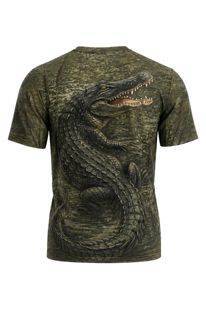 Pro Fishing Short Sleeve - Bayou Ambush Gator - AOS64 image 4
