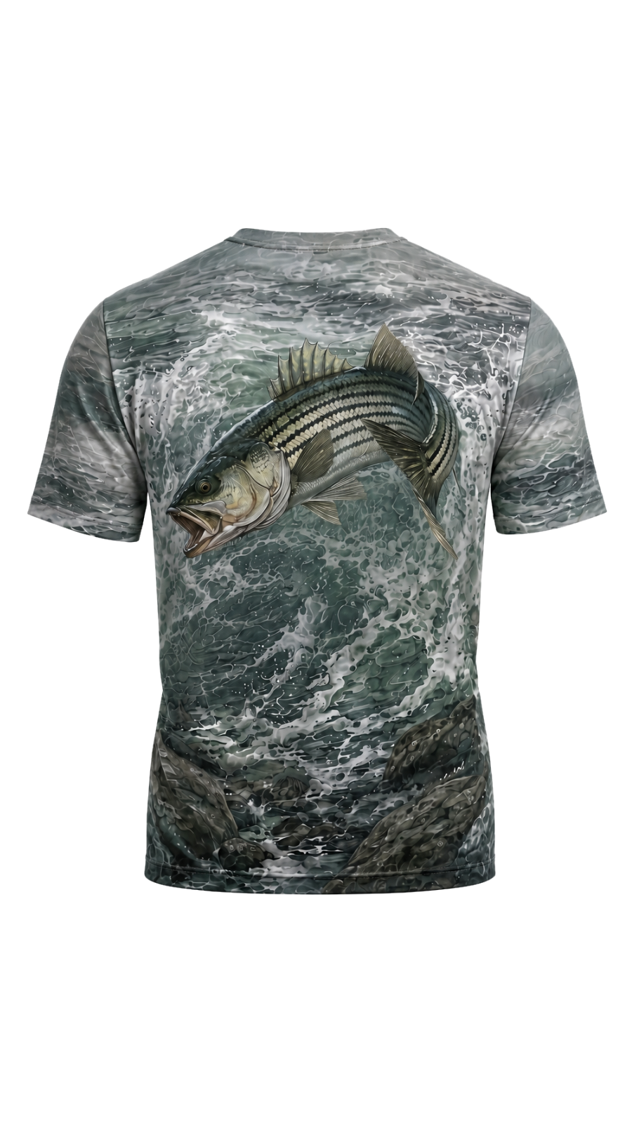 Pro Fishing Short Sleeve - Surge Striped Bass - AOS82 image 5