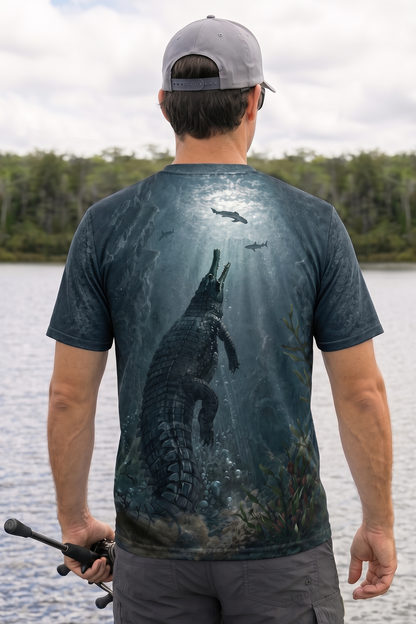 Pro Fishing Short Sleeve - Abyss Gatorrr - AOS70 image 2