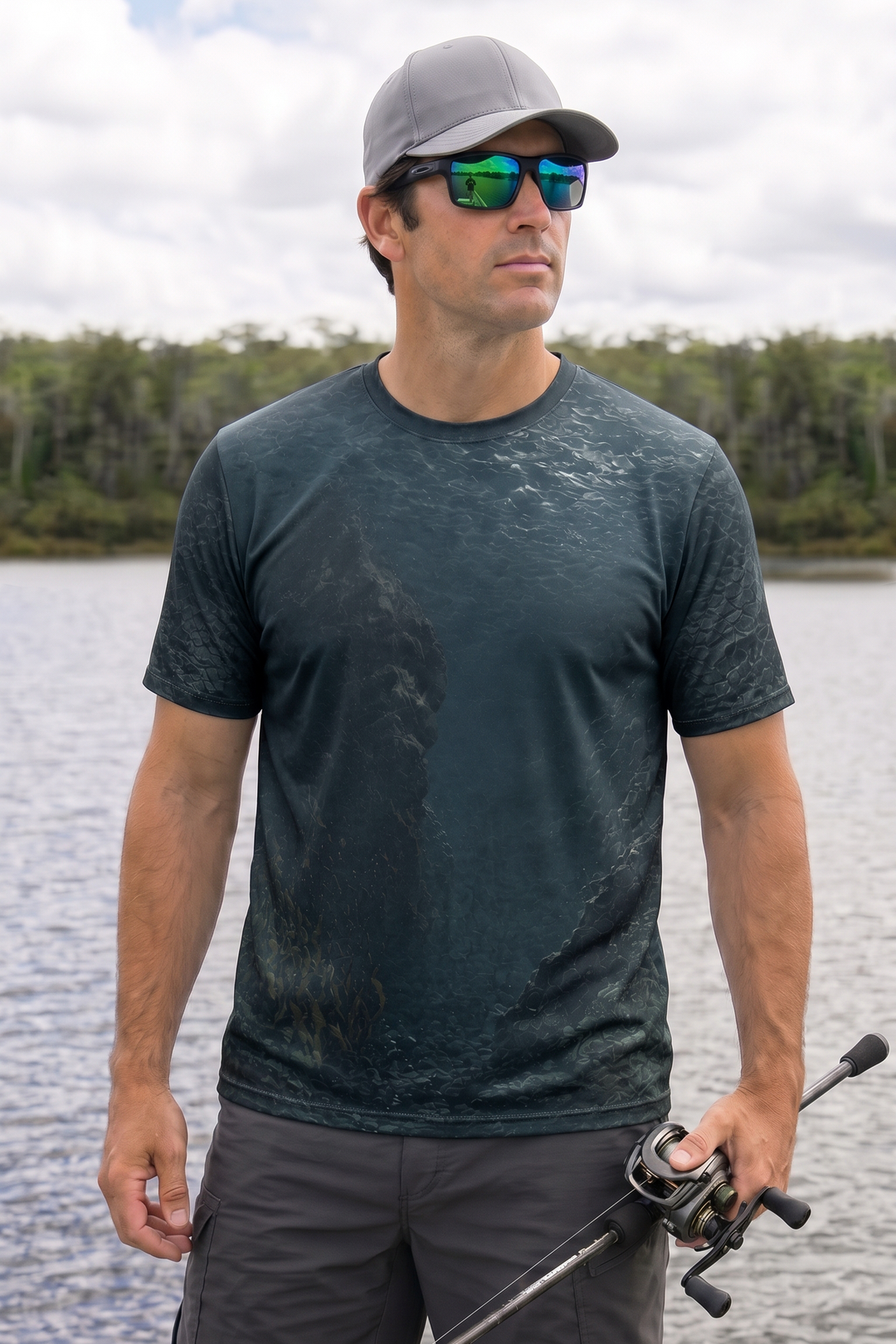 Pro Fishing Short Sleeve - Abyss Gatorrr - AOS70 image 3