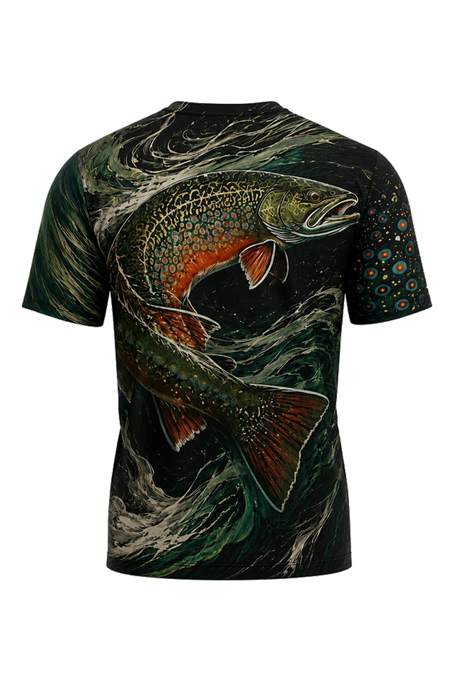 Pro Fishing Short Sleeve - Whirlpool Brook Trout image 5