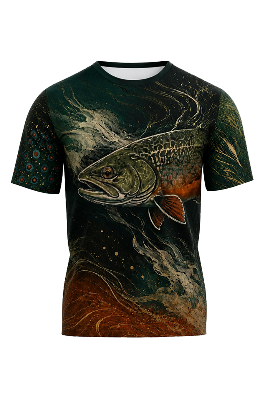 Pro Fishing Short Sleeve - Whirlpool Brook Trout image 61