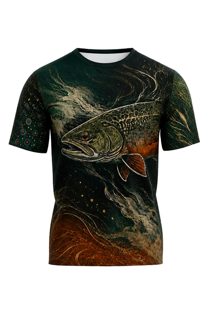 Pro Fishing Short Sleeve - Whirlpool Brook Trout image 61