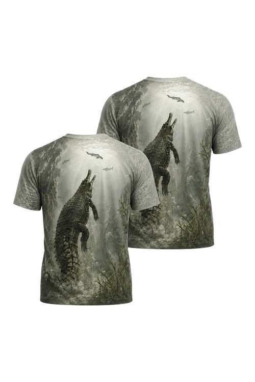 Pro Fishing Short Sleeve - Abyss Gatorrr - AOS71 image 1