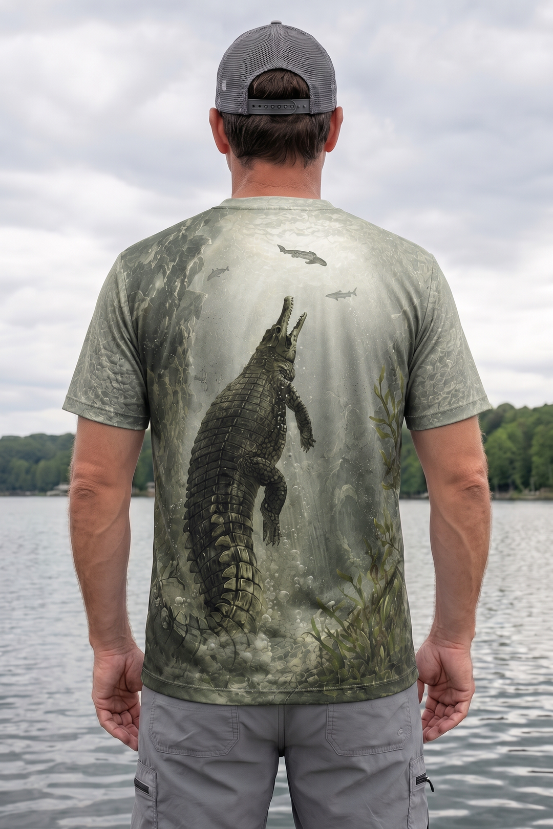 Pro Fishing Short Sleeve - Abyss Gatorrr - AOS71 image 2