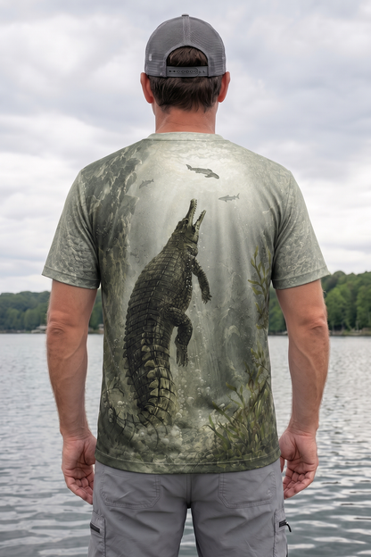 Pro Fishing Short Sleeve - Abyss Gatorrr - AOS71 image 2
