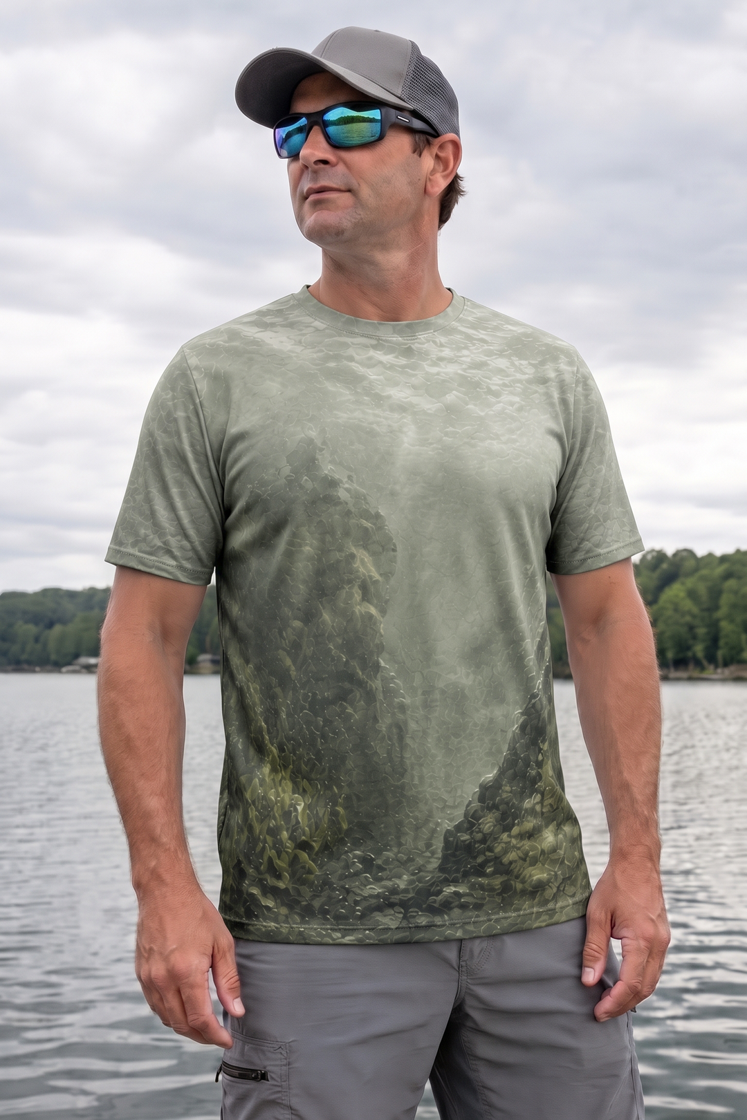 Pro Fishing Short Sleeve - Abyss Gatorrr - AOS71 image 3