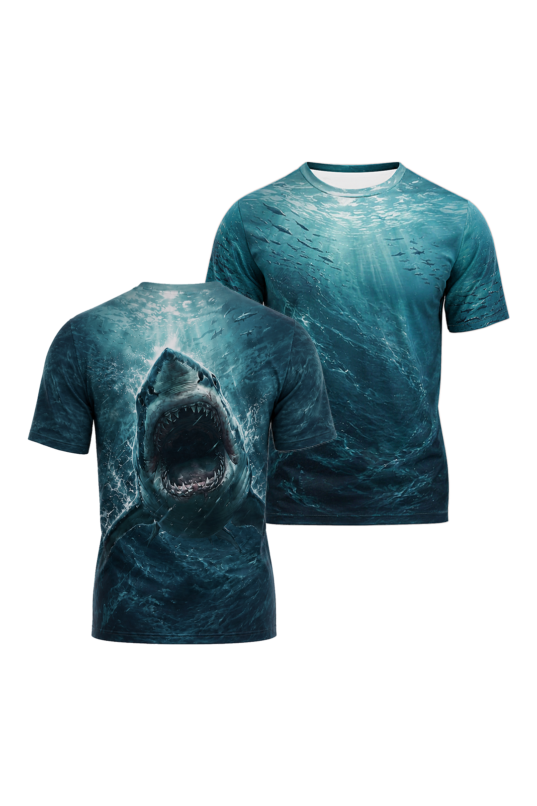 Pro Fishing Short Sleeve - Great White Drift - AOS98 image 1