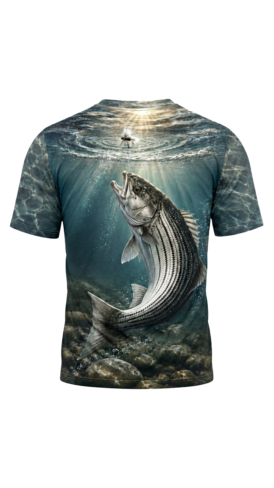 Pro Fishing Short Sleeve - Deep Cobble Striper - AOS97 image 5