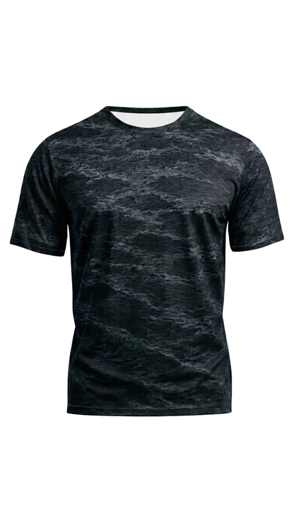 Pro Fishing Short Sleeve - Midnight Splash Striper - AOS92 image 6