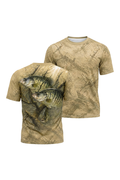 Pro Fishing Short Sleeve - Sunlit Timber Crappie - AOS96 image 1