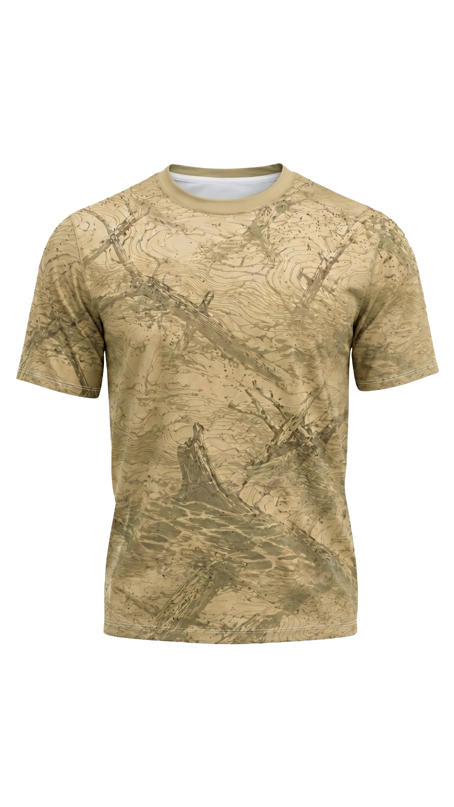 Pro Fishing Short Sleeve - Sunlit Timber Crappie - AOS96 image 6
