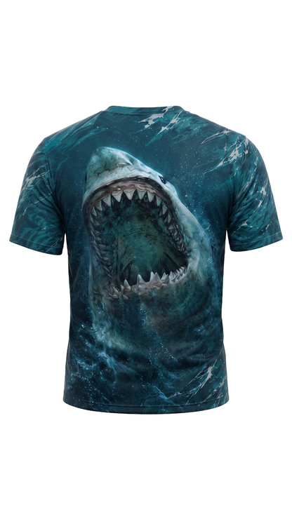 Pro Fishing Short Sleeve - Abyss Surge Shark - AOS101 image 5