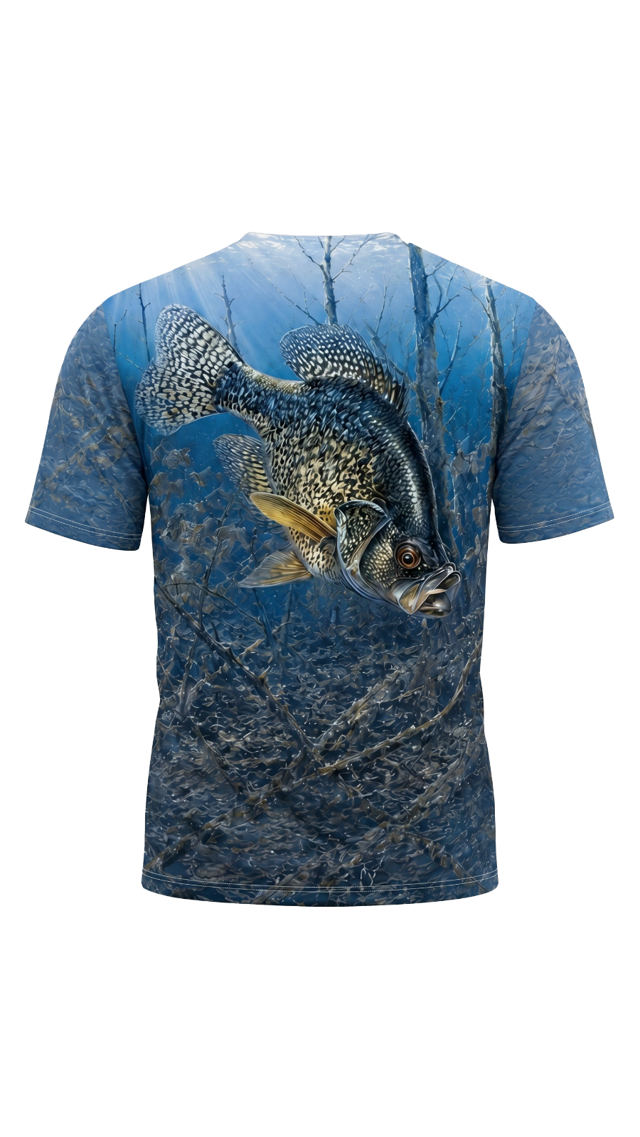 Pro Fishing Short Sleeve - Sunlit Flooded Crappie - AOS76 image 5