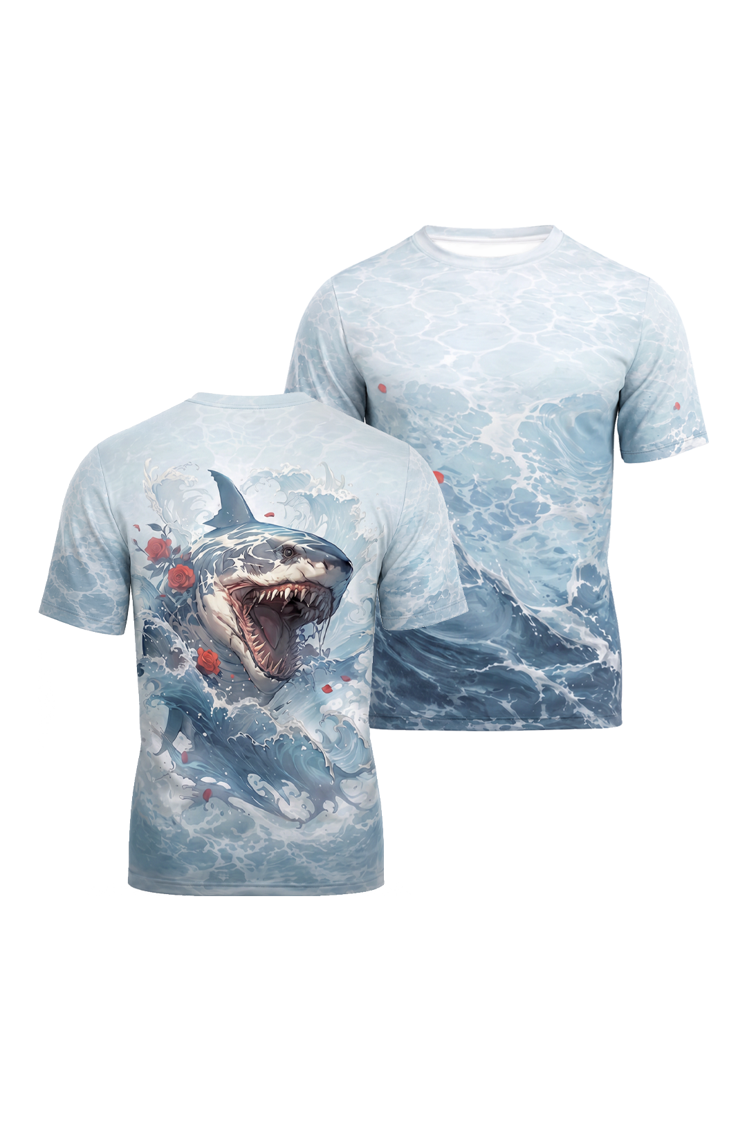 Pro Fishing Short Sleeve - Rosejaw Shark - AOS102 image 1