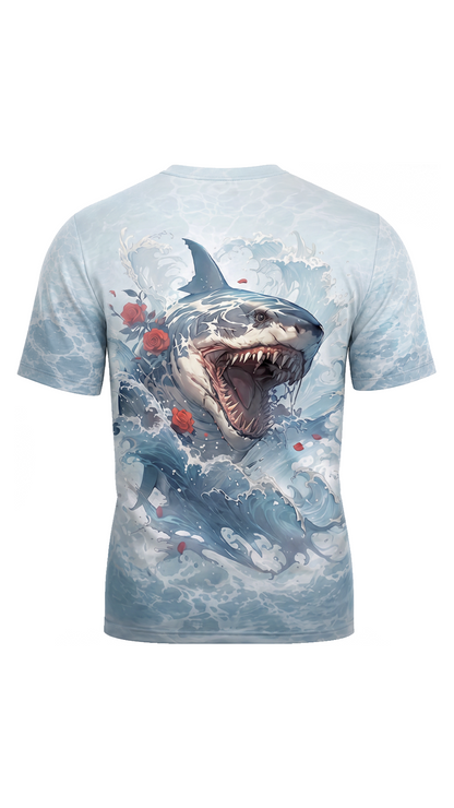 Pro Fishing Short Sleeve - Rosejaw Shark - AOS102 image 5