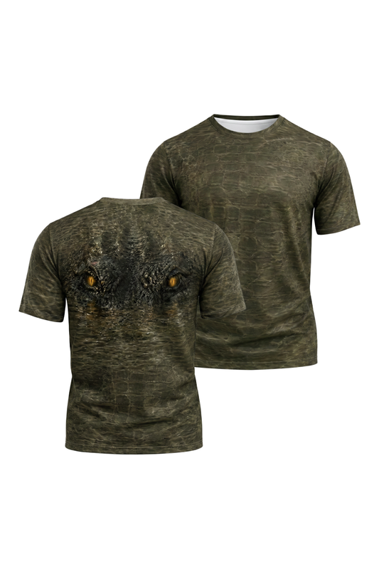 Pro Fishing Short Sleeve - Gator Eyes Swamp - AOS93 image 1