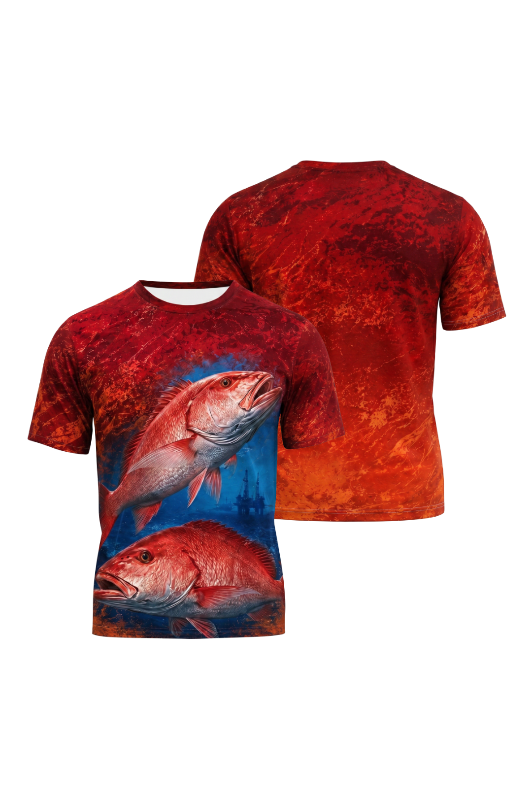 Pro Fishing Short Sleeve - Rig Reef Snapper - AOS88 image 1