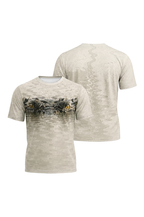 Pro Fishing Short Sleeve - Stillwater Eye Alligator - AOS85 image 1