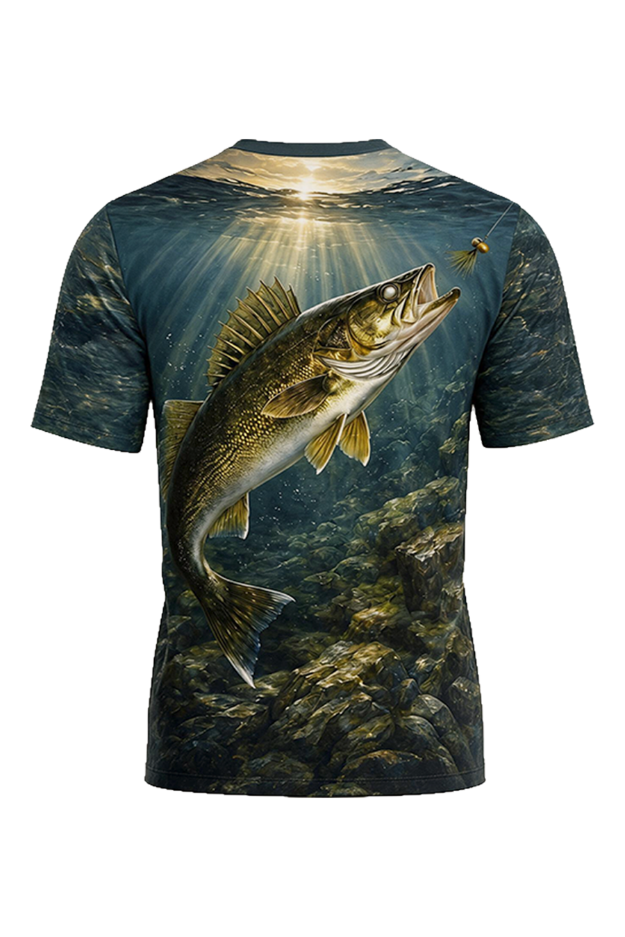 Pro Fishing Short Sleeve - Deep Breach Walleye image 5