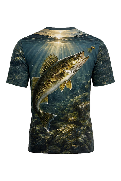 Pro Fishing Short Sleeve - Deep Breach Walleye image 5