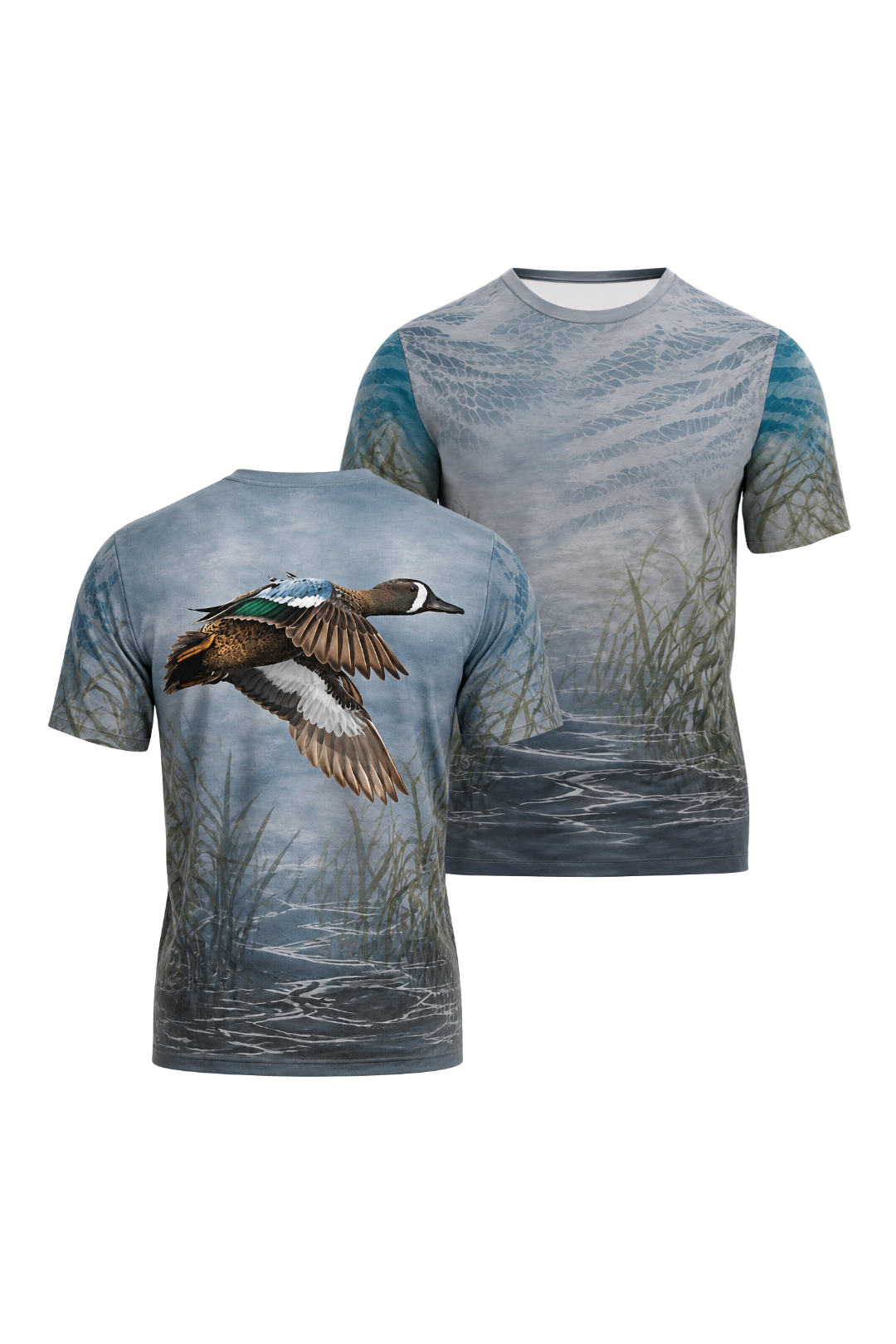 Pro Hunting Short Sleeve - Blue-winged Marshline Teal image 1