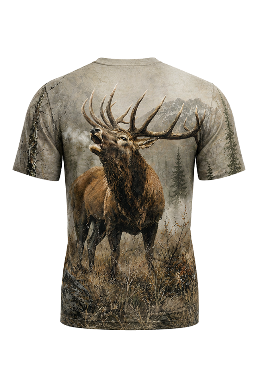 Pro Hunting Short Sleeve - Majestic Elk Mountain Bugle image 5