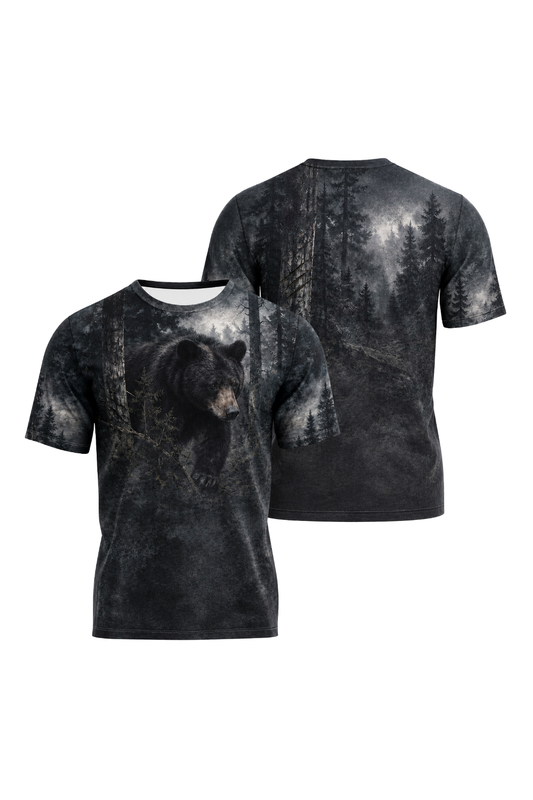 Pro Hunting Short Sleeve - Dark Timber Black Bear Stalker image 1