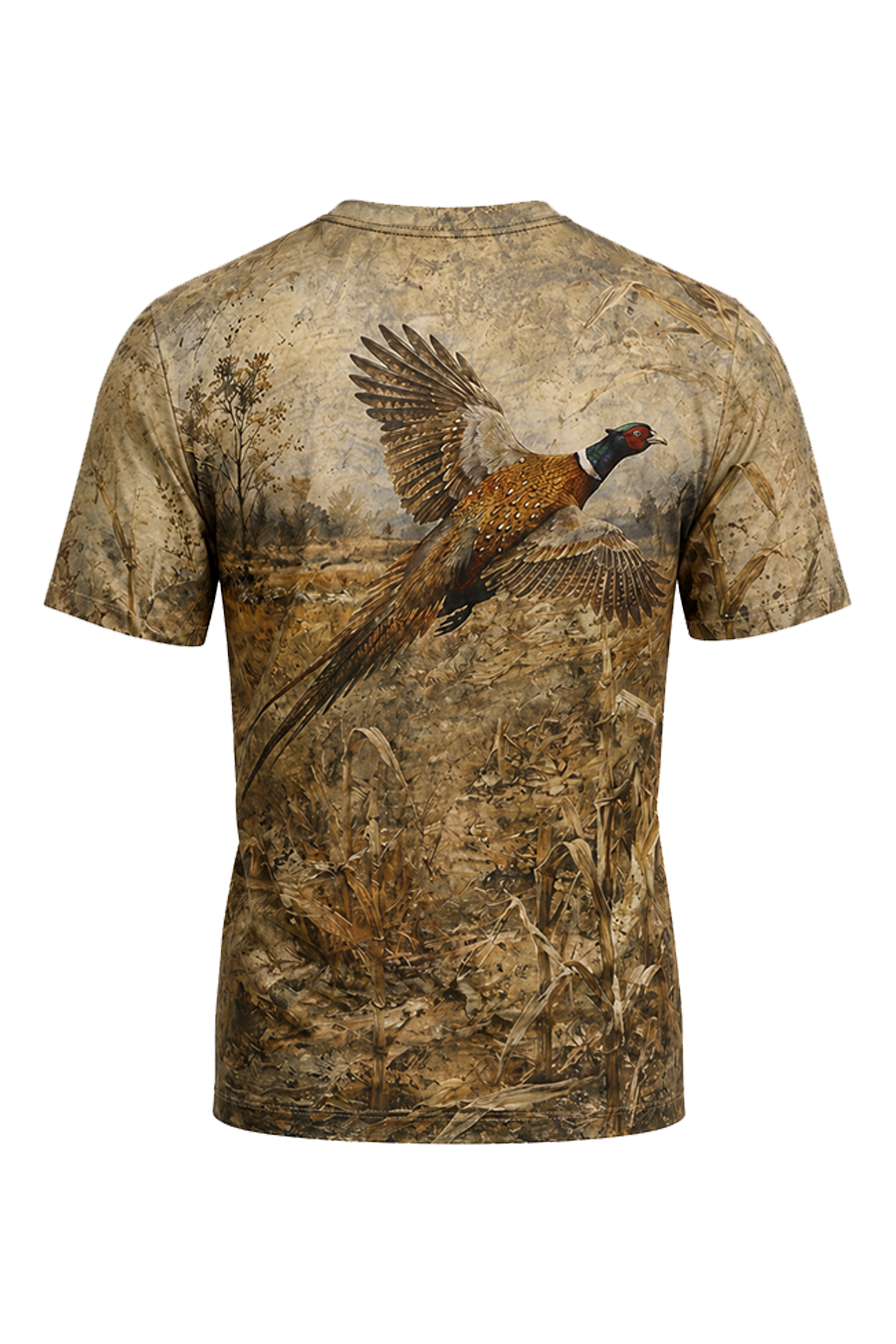 Pro Hunting Short Sleeve - Golden Cornfield Pheasant Flush image 6