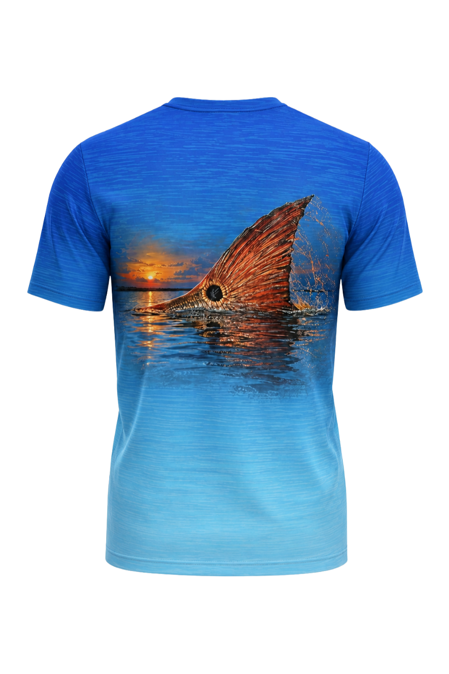Pro Fishing Short Sleeve - Sunset Redfish Tailing image 5