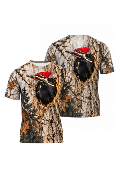 Pro Hunting Short Sleeve - Crimson Crest Woodpecker Hollow image 1