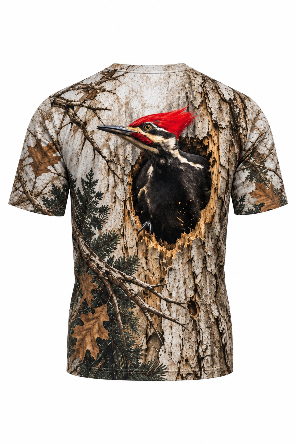 Pro Hunting Short Sleeve - Crimson Crest Woodpecker Hollow image 5