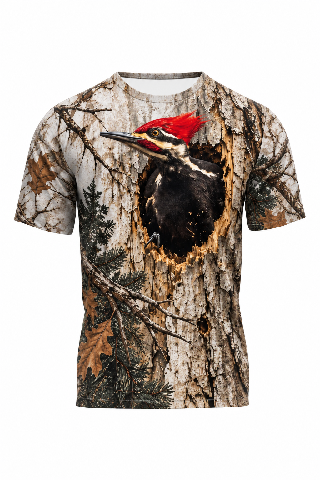 Pro Hunting Short Sleeve - Crimson Crest Woodpecker Hollow image 6