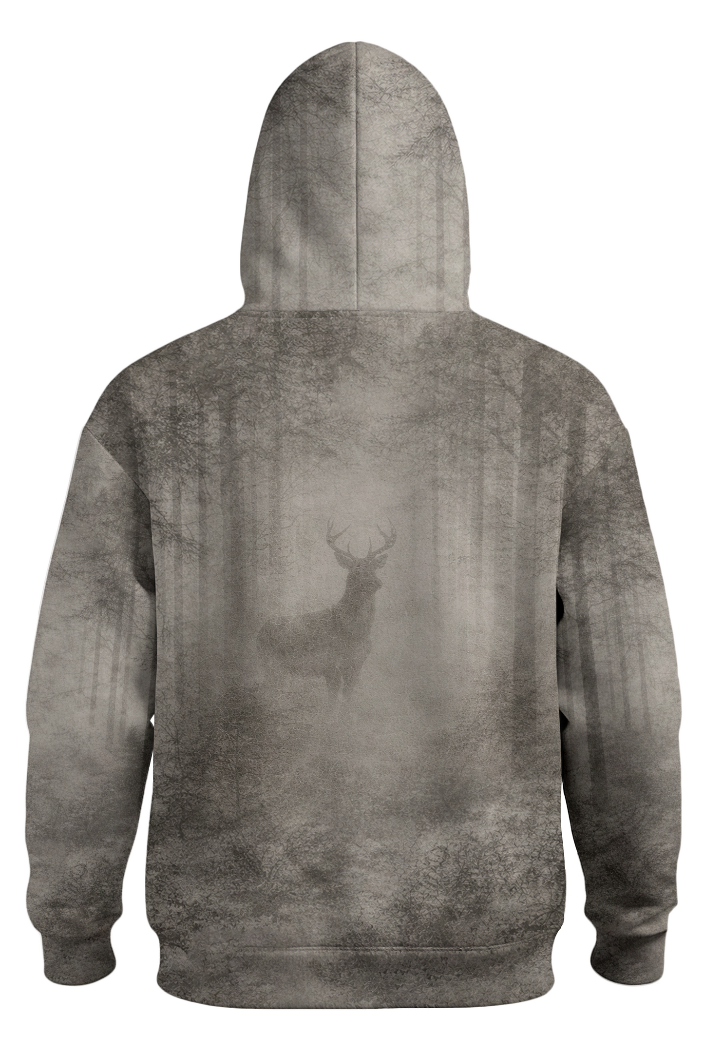 Hunter Fleece Hoodie - Mist Forest Stag – FH4Z