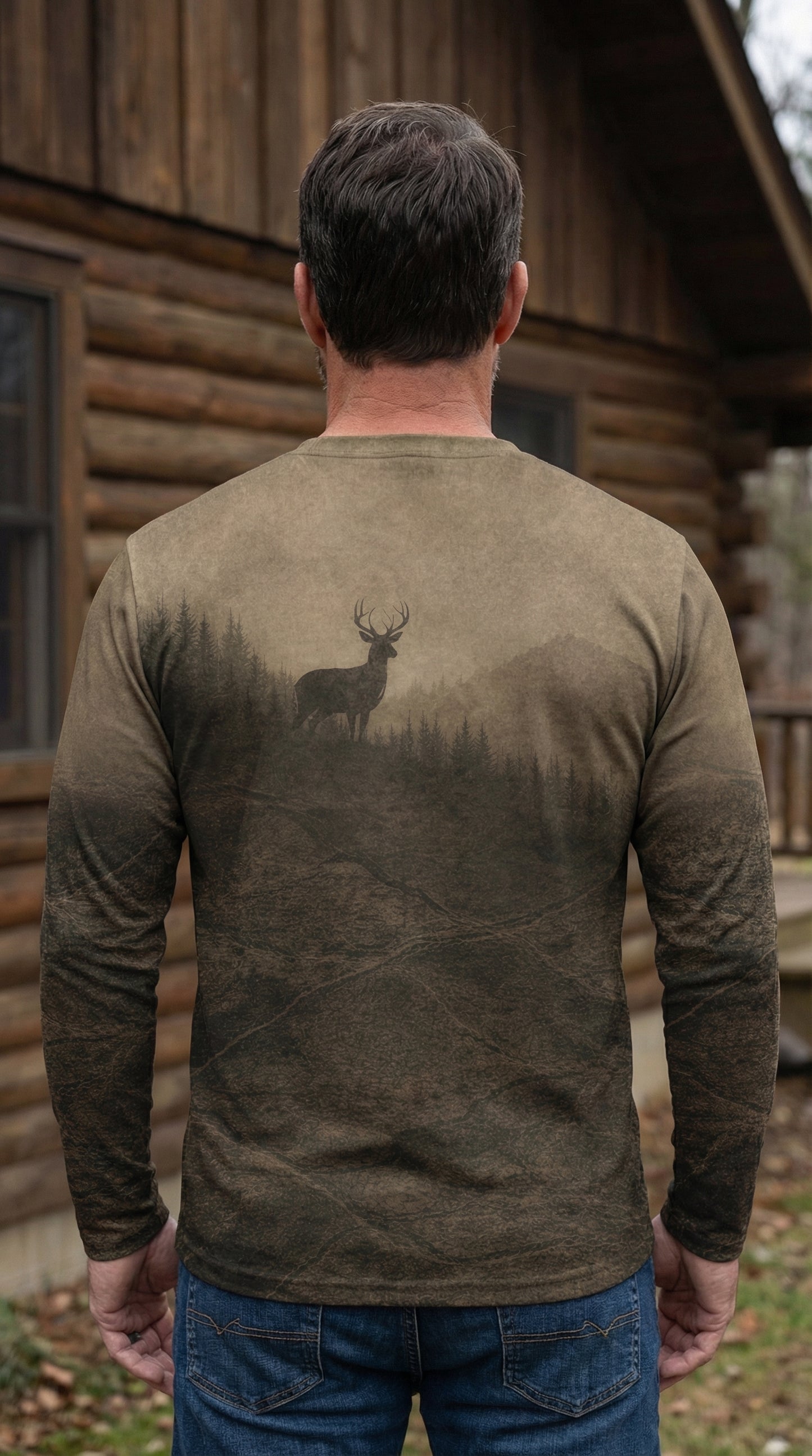 Performance Hunting Long Sleeve - Forest Buck Dusk - FD5M