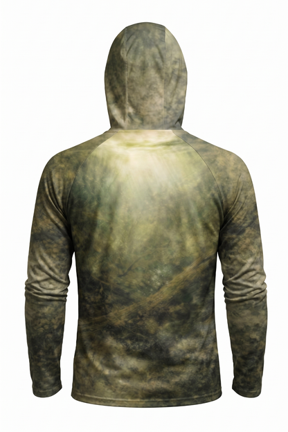 AirLite Fishing Sun Hoodie - Timber Bass Sunray - TBT44