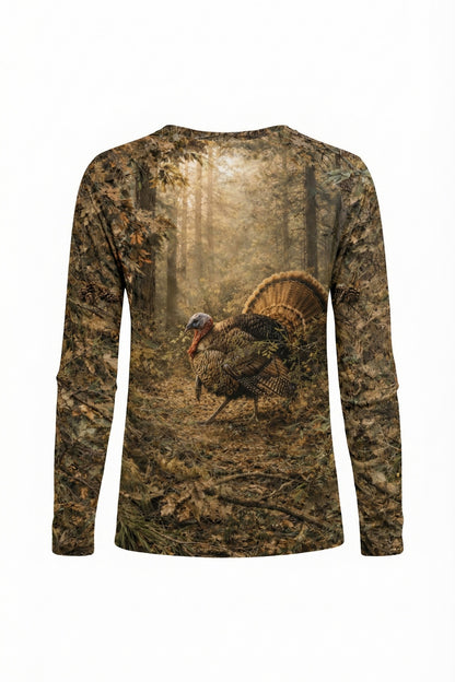 Performance Hunting Long Sleeve - Timber Turkey Autumn Light - TBT28