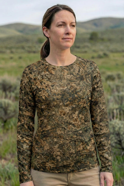 Performance Hunting Long Sleeve - Timber Turkey Autumn Light - TBT28